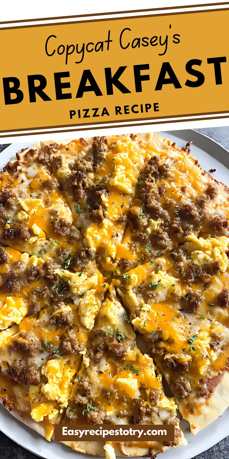 Copycat Casey’s Breakfast Pizza