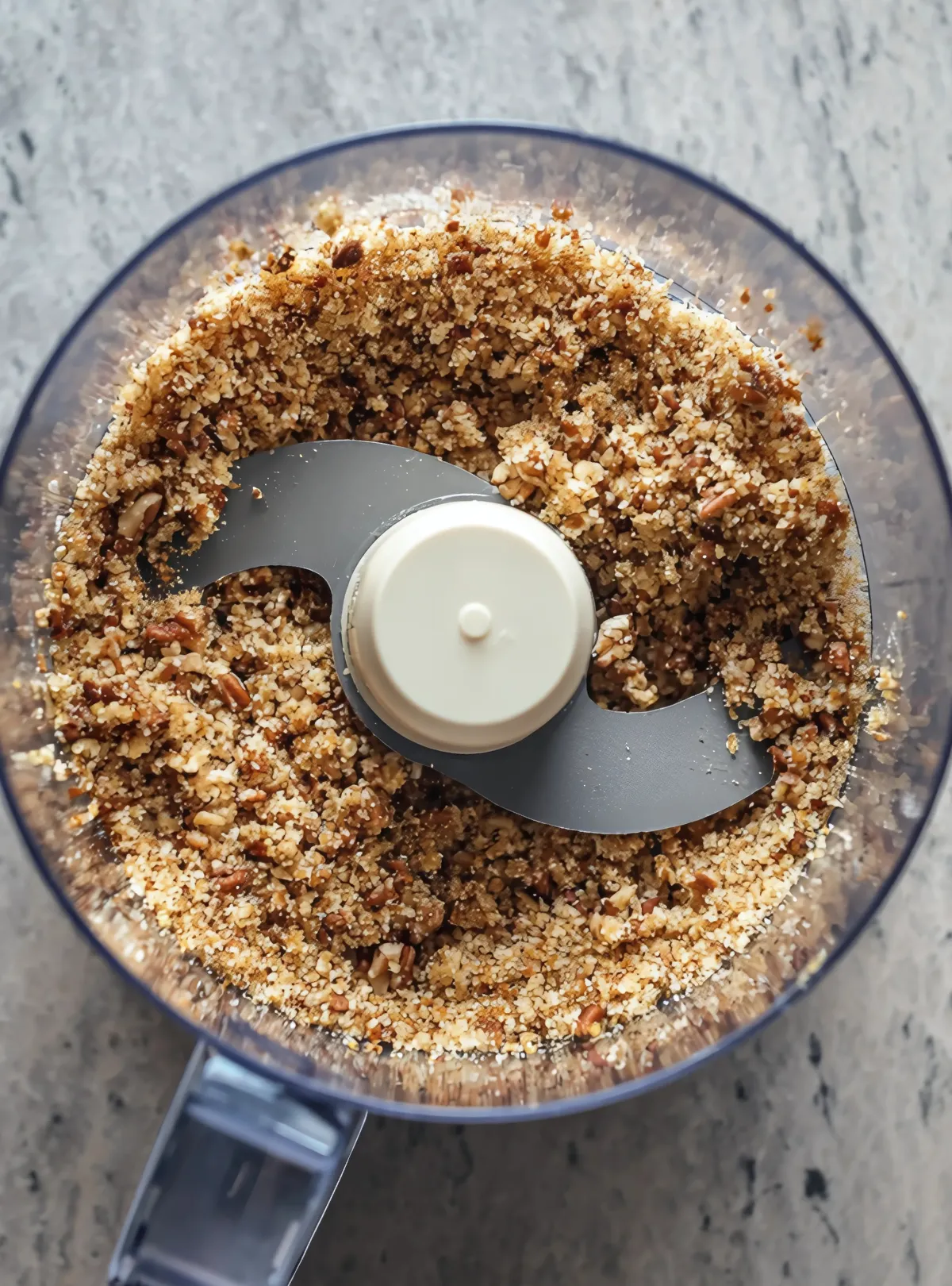 Crumble mixture in food processor