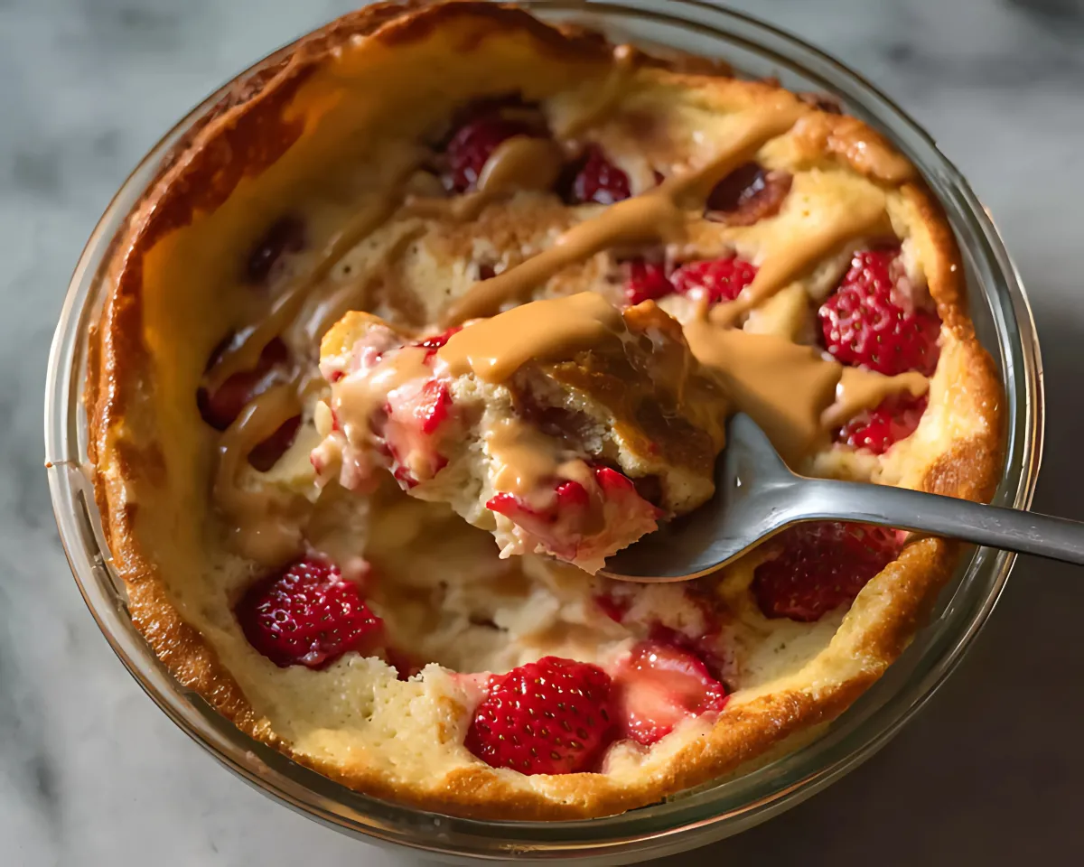 Flour on top of batter