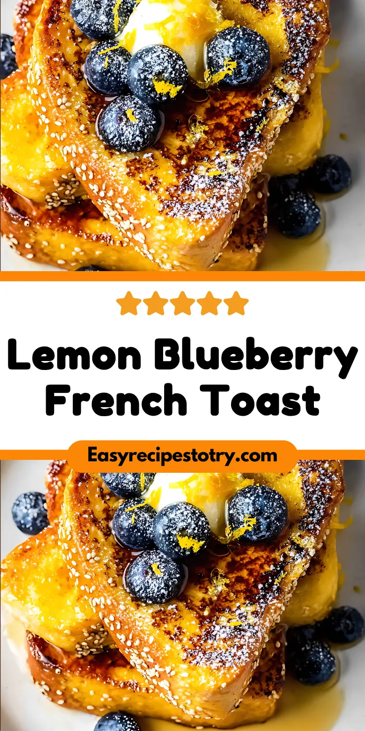 Lemon Blueberry French Toast