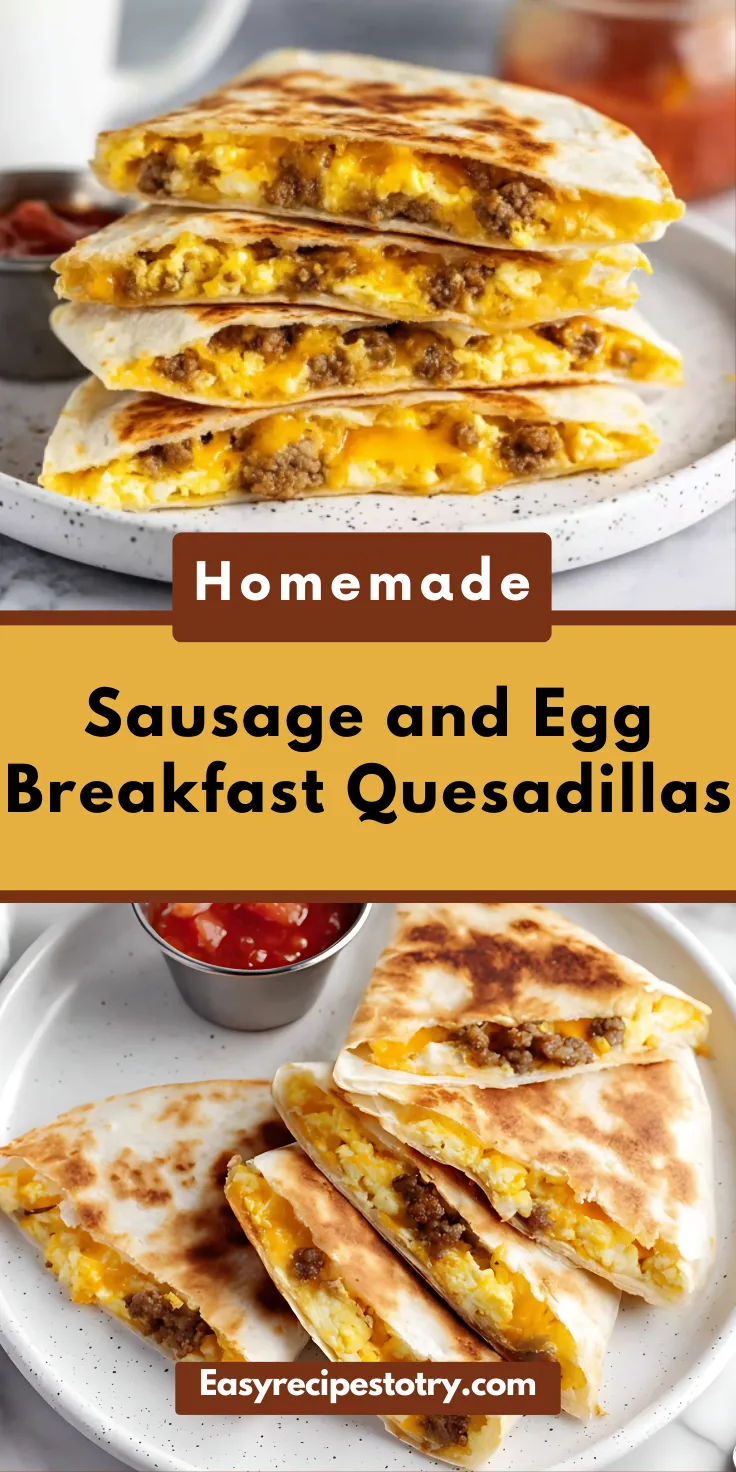 Sausage and Egg Breakfast Quesadillas tecipe