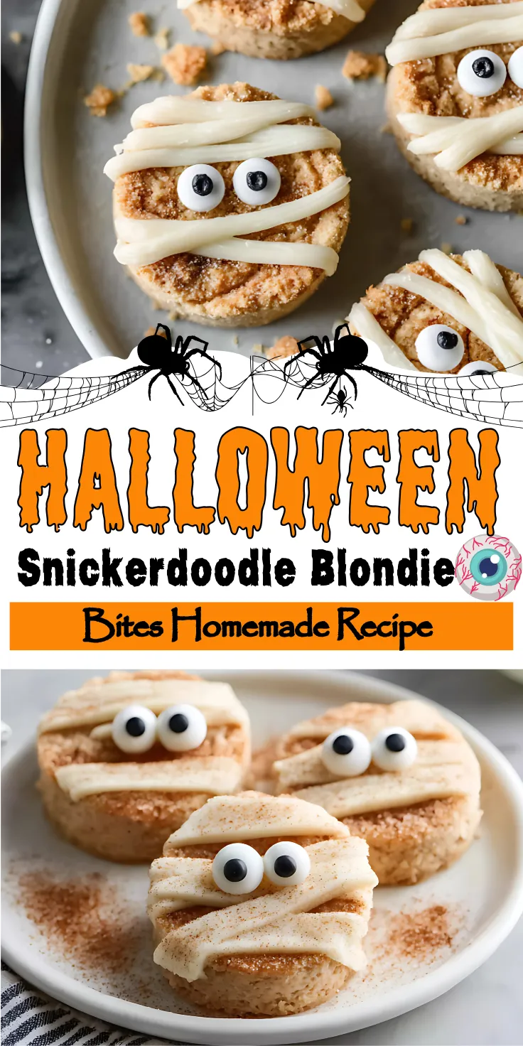 Snickerdoodle Blondie Bites