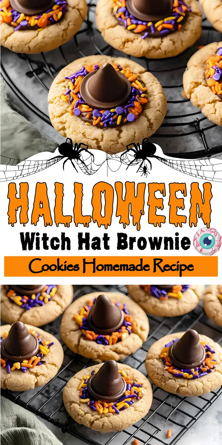 Witch Hat Brownie Cookies
