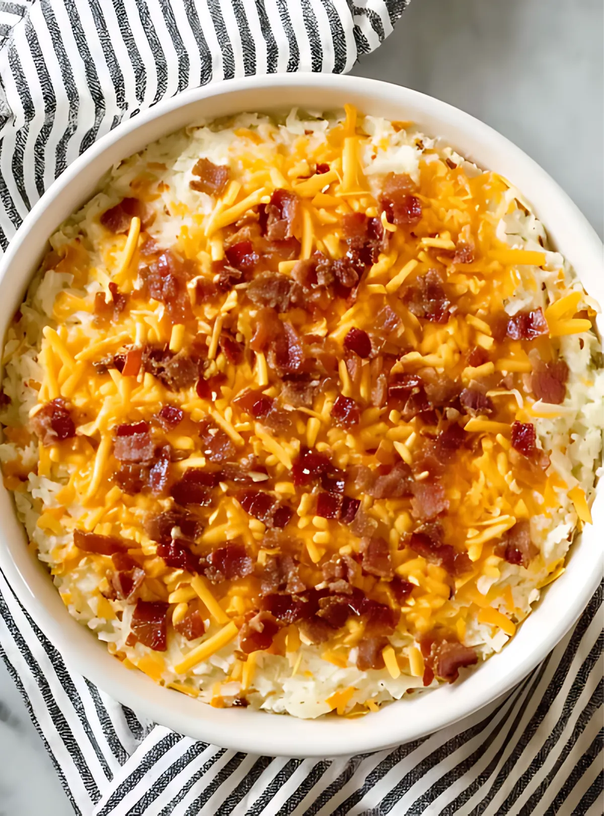 unbaked hashbrown casserole