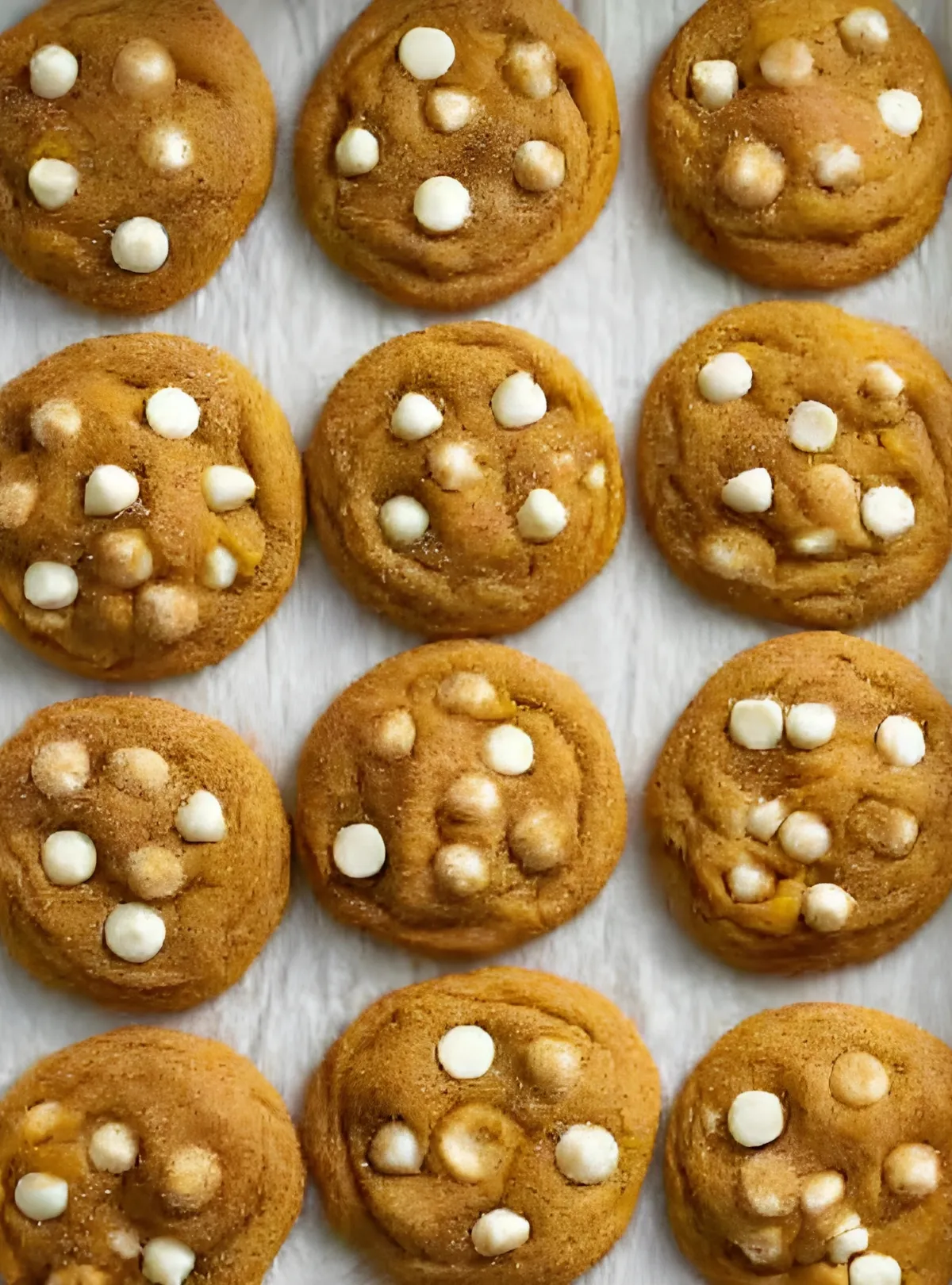 Baked pumpkin cookies