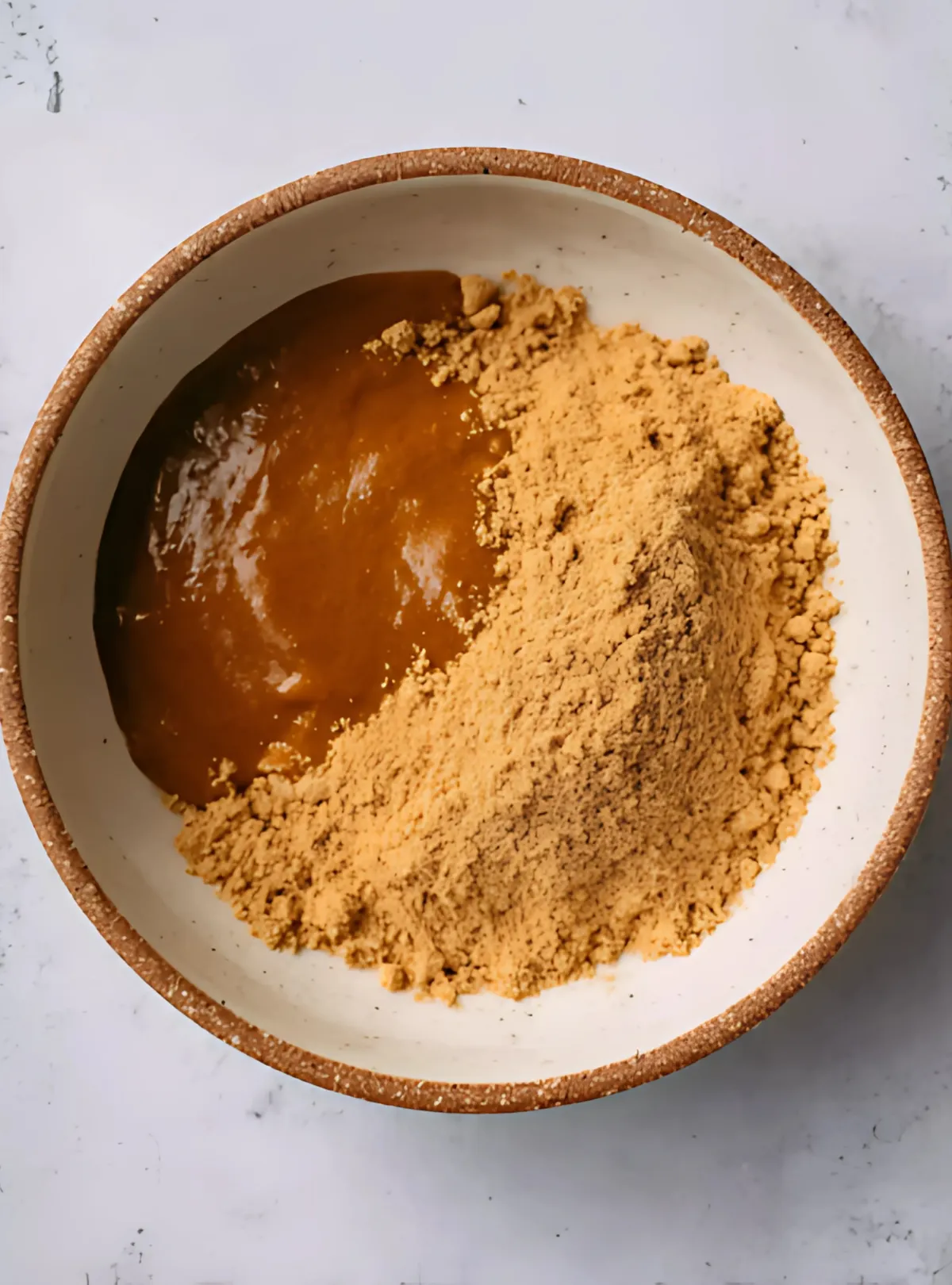 Biscoff and flour mix