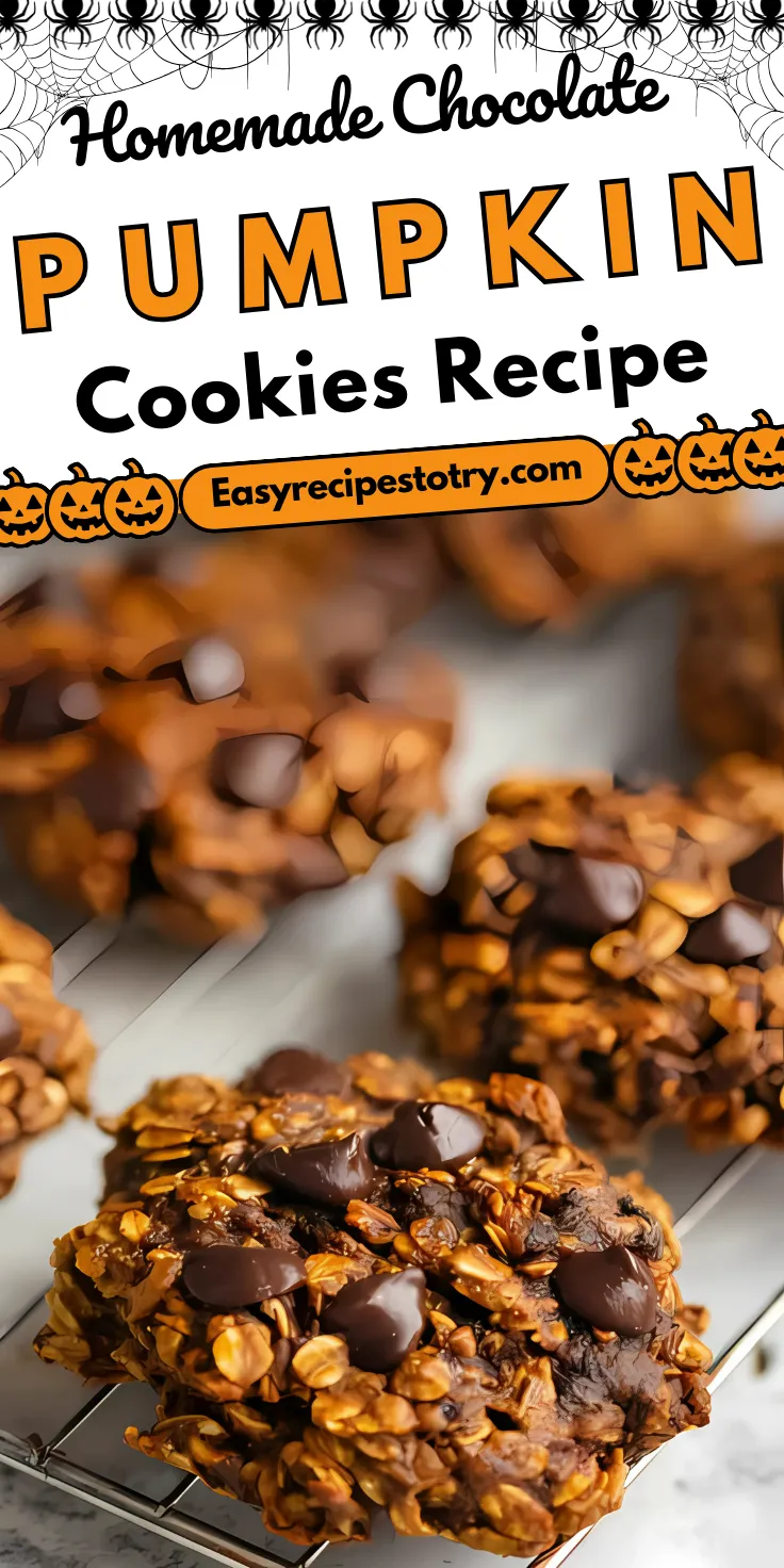 Chocolate Pumpkin Cookies recipe