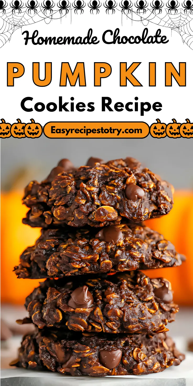 Chocolate Pumpkin Cookies