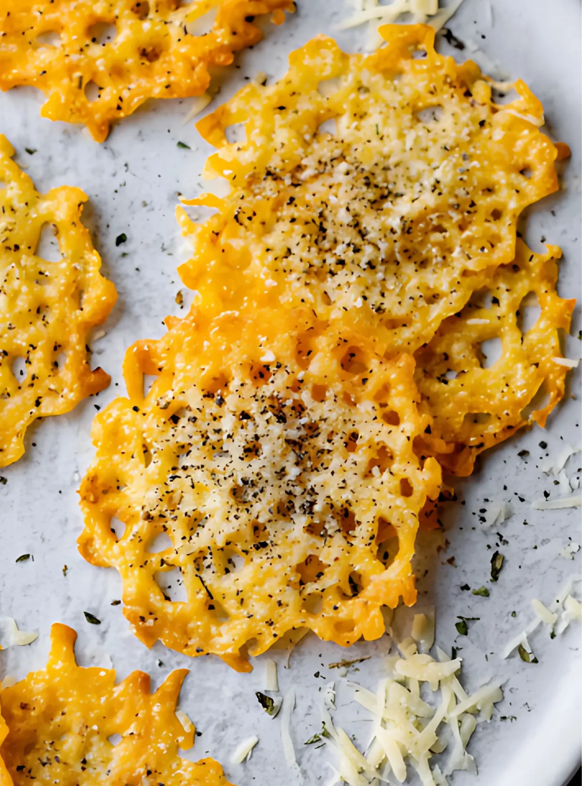 Crispy cheese chips