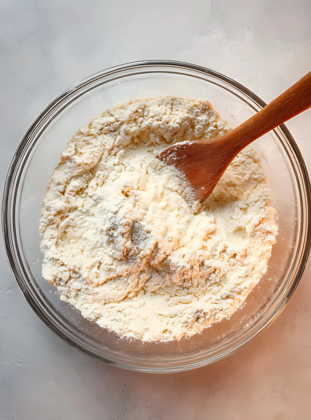 Flour mix in bowl