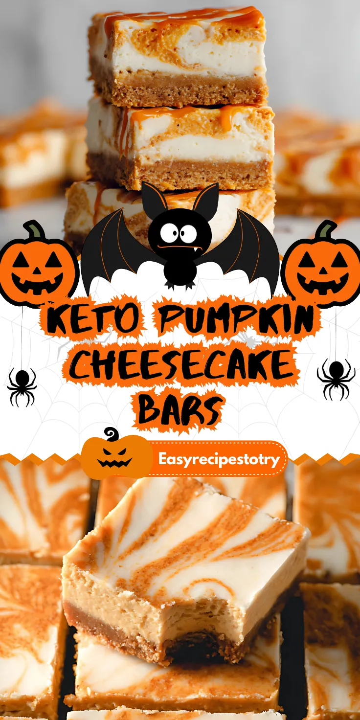 Low-Carb Pumpkin Cheesecake Bars