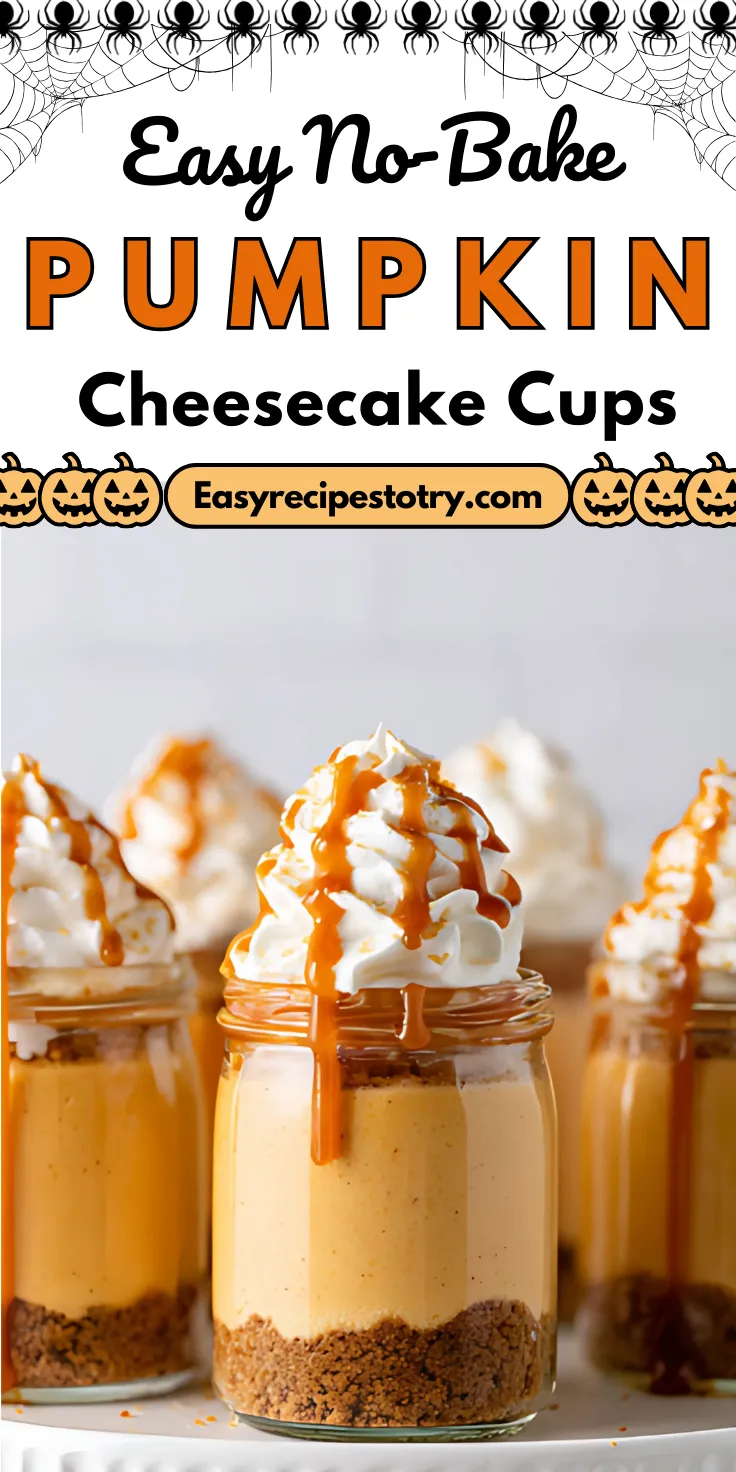 No-Bake Pumpkin Cheesecake Cups