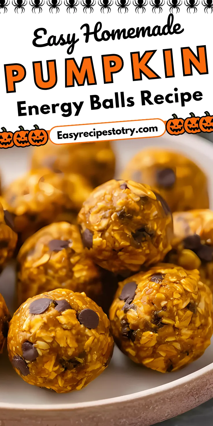 No-Bake Pumpkin Energy Balls recipe
