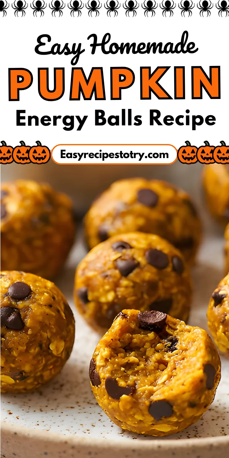 No-Bake Pumpkin Energy Balls