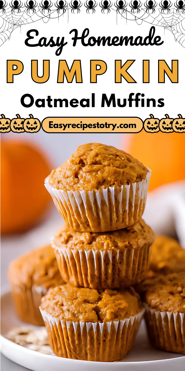 Pumpkin Oatmeal Muffins