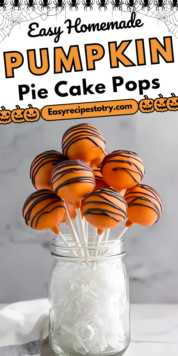 Pumpkin Pie Cake Pops recipe