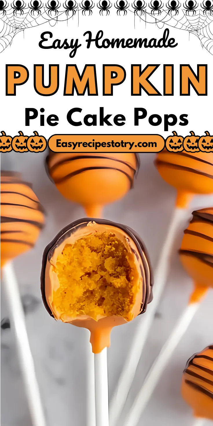 Pumpkin Pie Cake Pops