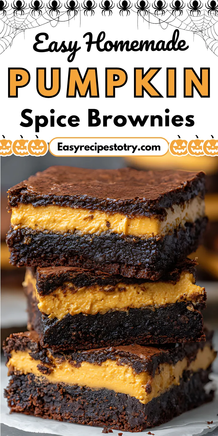 Pumpkin Spice Brownies recipe