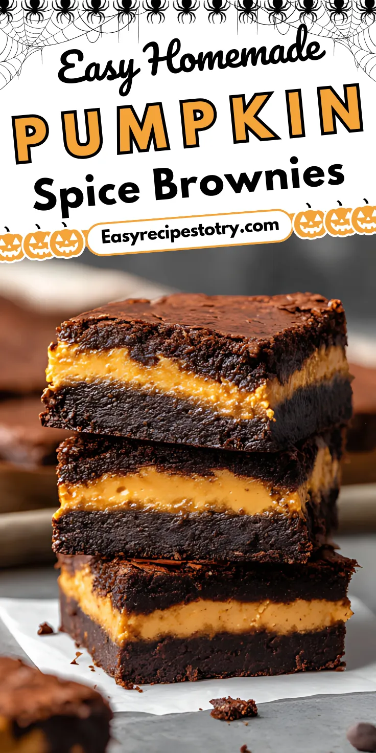 Pumpkin Spice Brownies