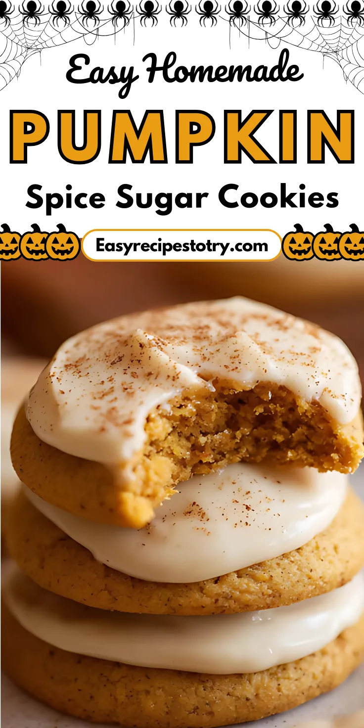 Pumpkin Spice Sugar Cookies
