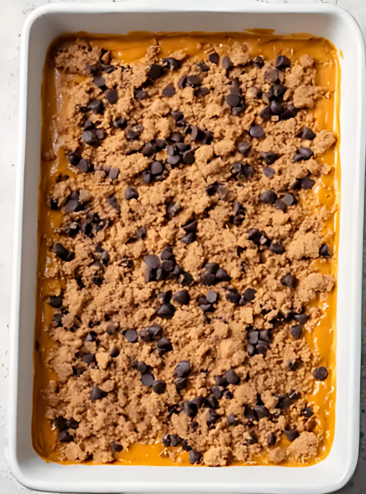 Pumpkin layer with crumble