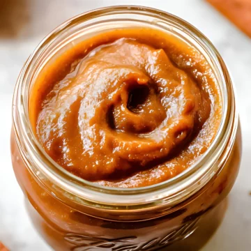 Thick swirl pumpkin butter