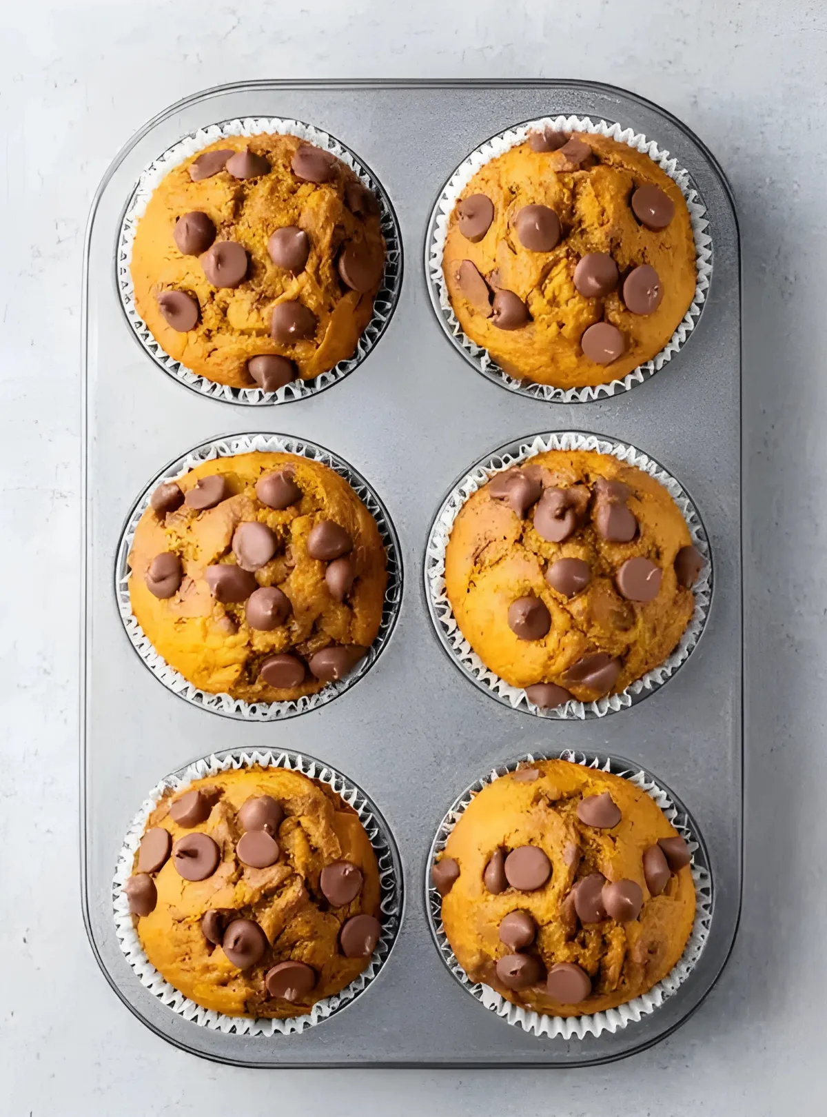 baked muffins in tin