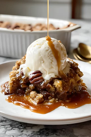 caramel pour ice cream