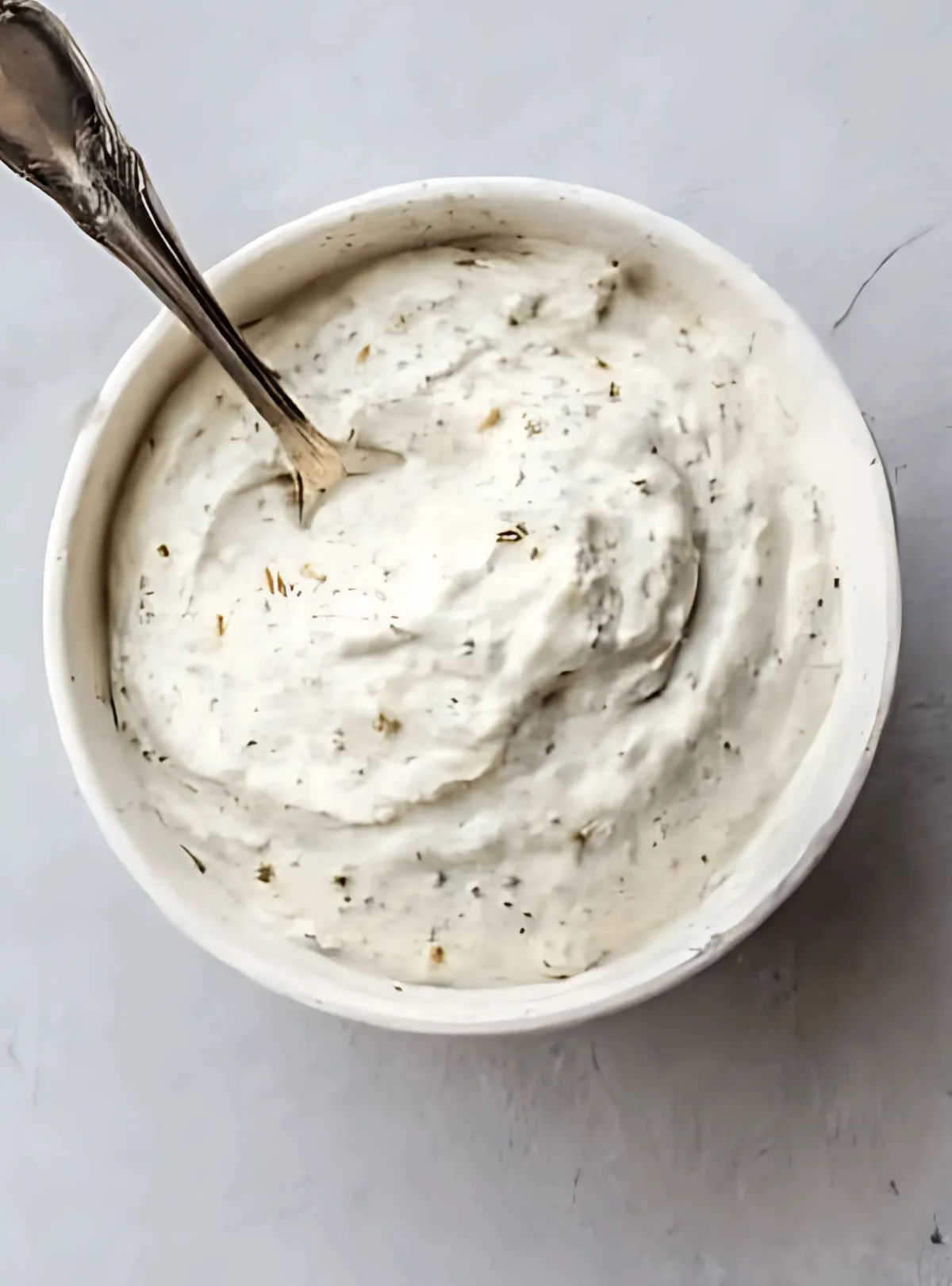 creamy yogurt tahini dip