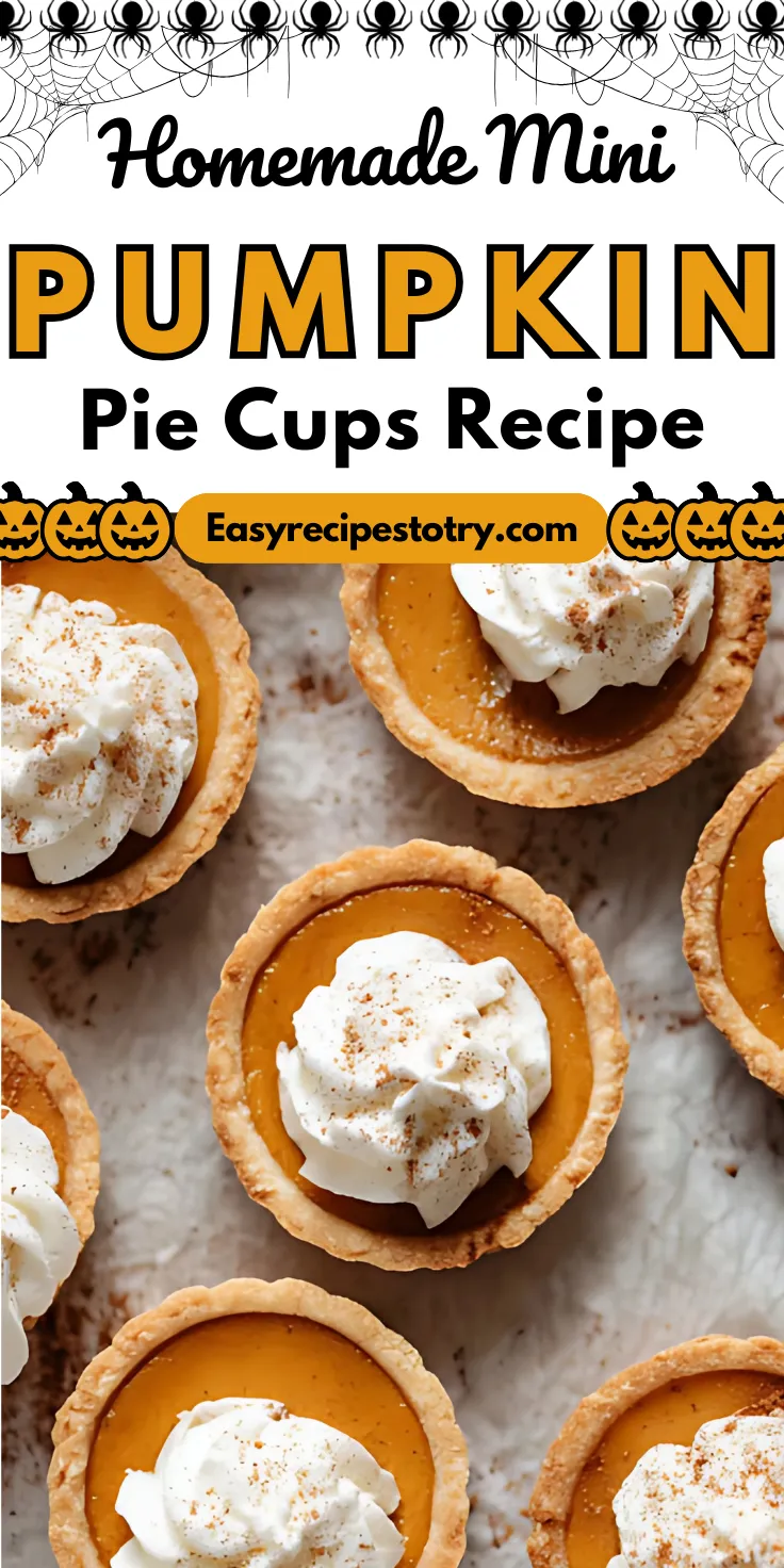 mini pumpkin pie cups