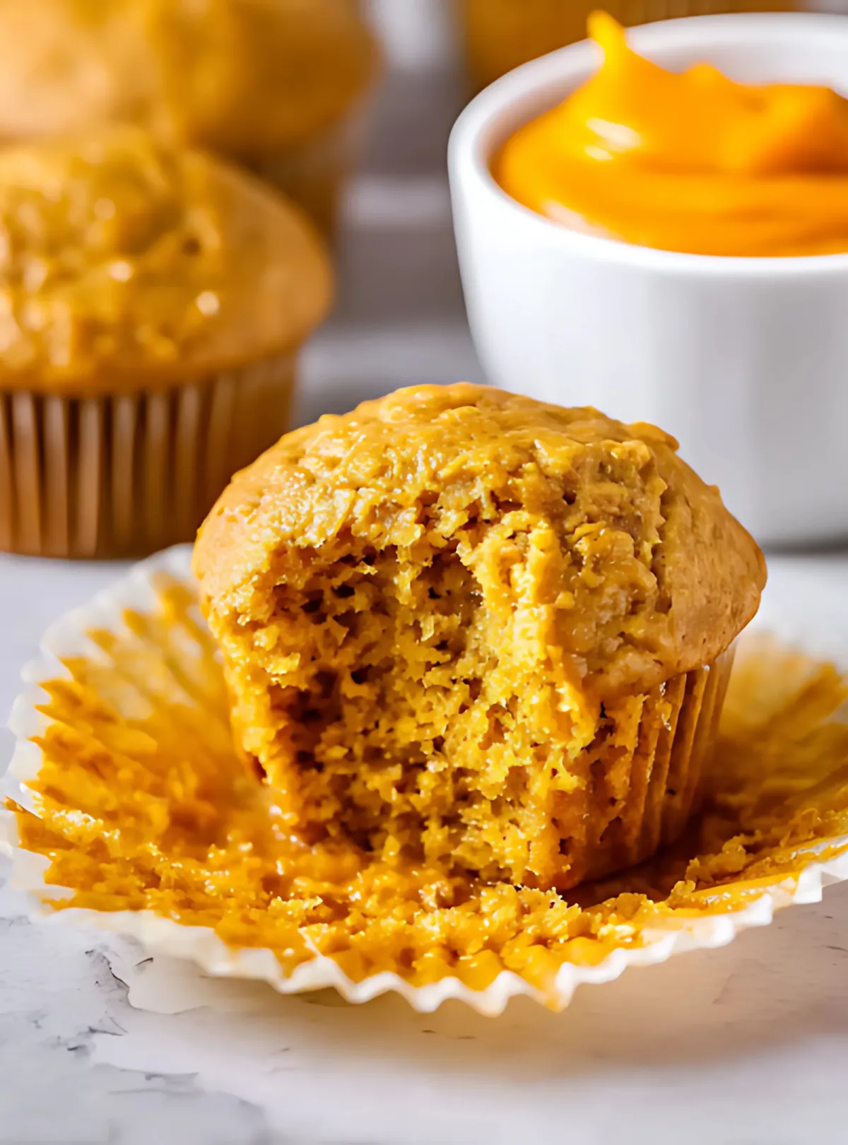 muffin with bite wrapper