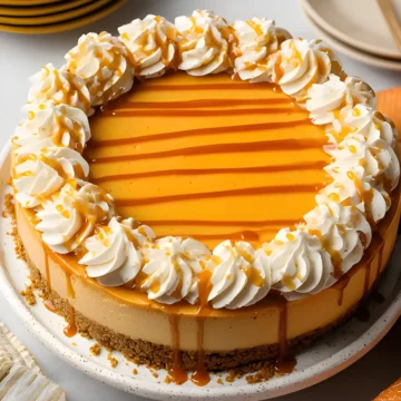 pumpkin cheesecake caramel rosettes