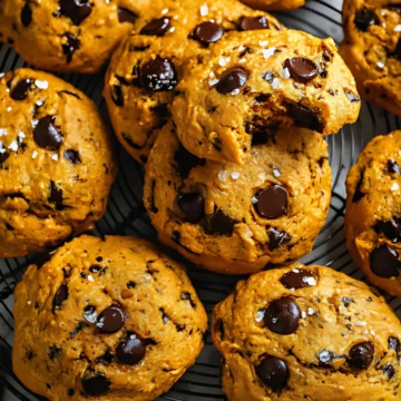 pumpkin chocolate cookies rack no back