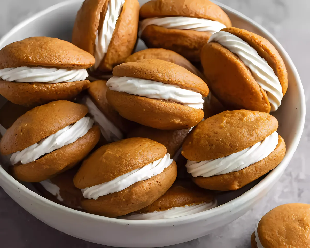 pumpkin whoopie pies bowl