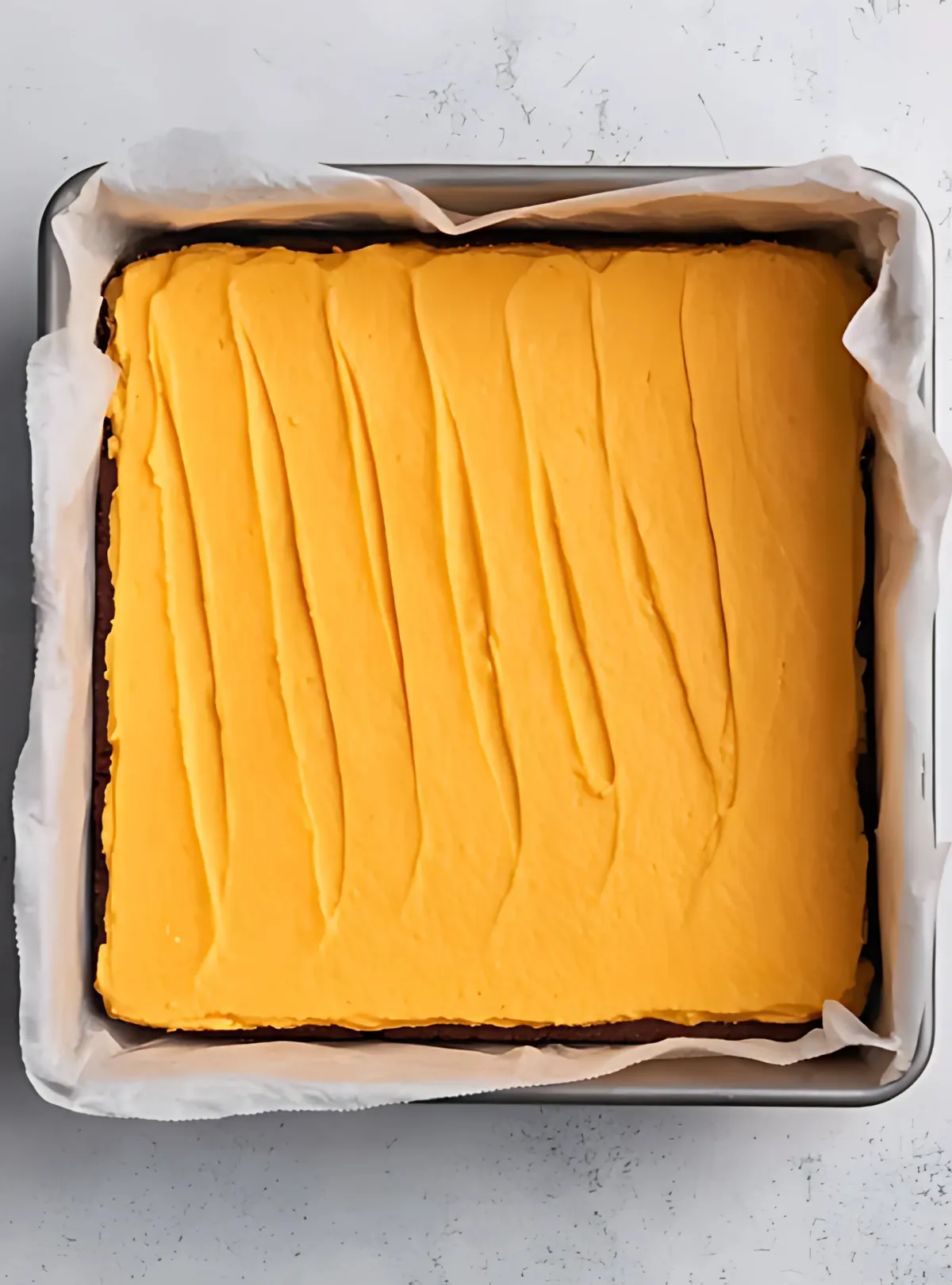 smoothed pumpkin layer