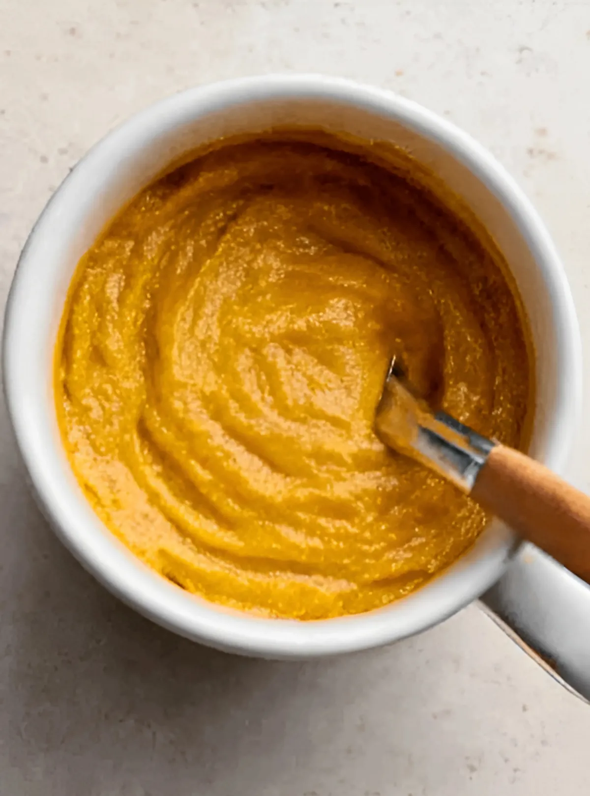 thick pumpkin batter mug