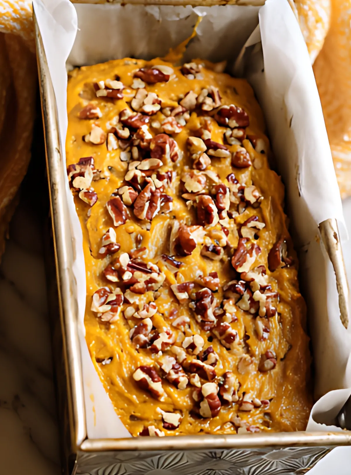 unbaked pumpkin pecan