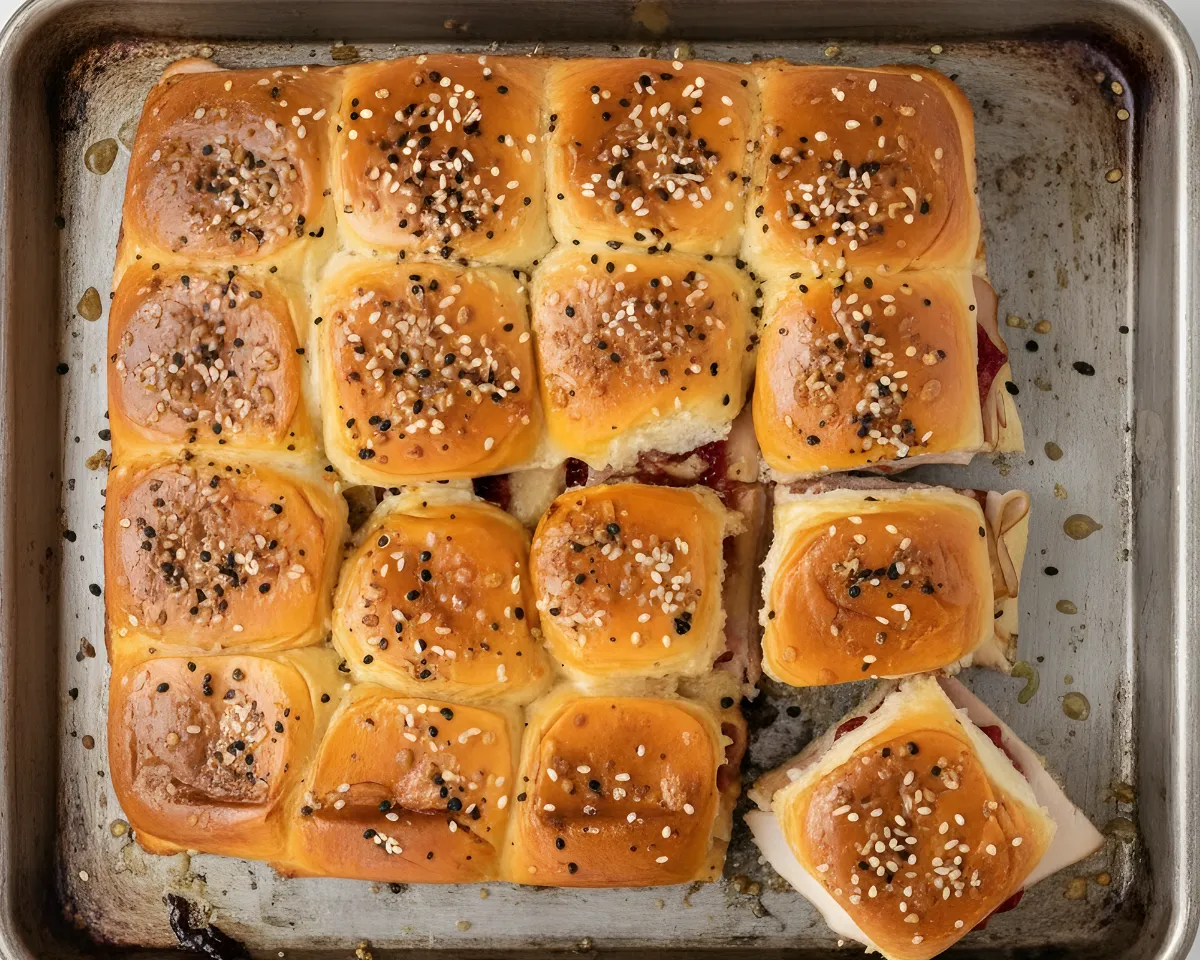 Baked turkey sliders