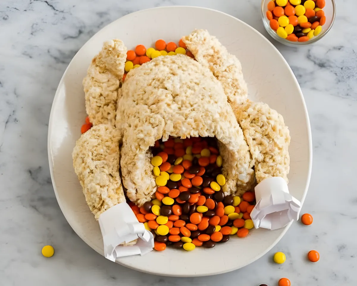 Candy filled turkey treat