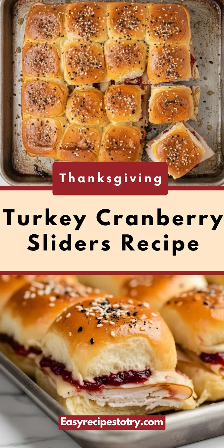 Easy Turkey Cranberry Sliders