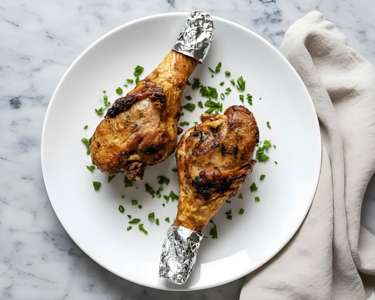 Golden Grilled turkey legs
