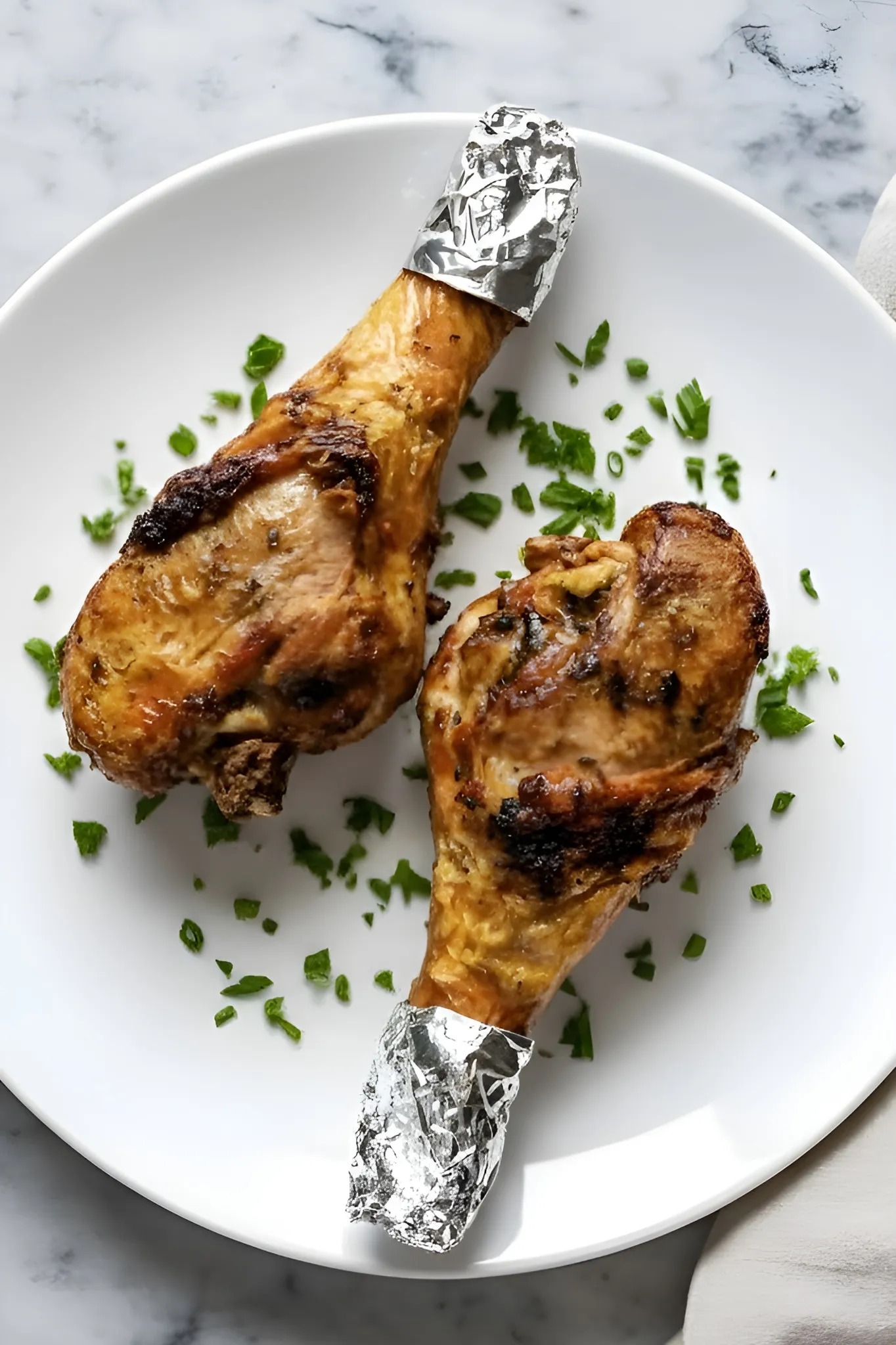 Grilled turkey legs