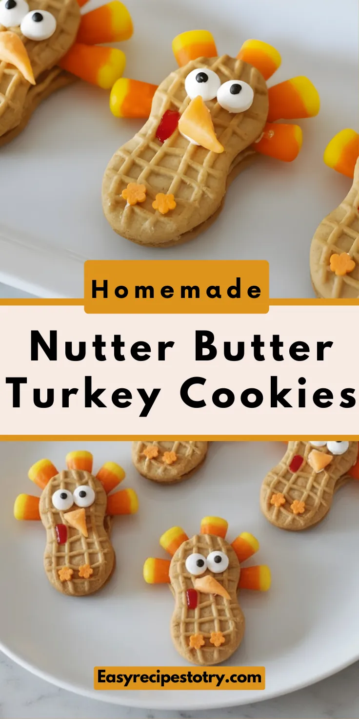 Nutter Butter Turkey Cookies recipe