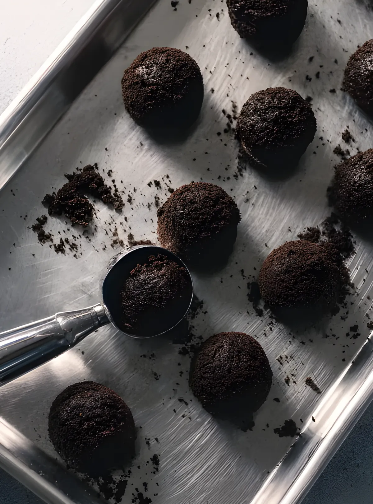 Oreo crumbs cream cheese