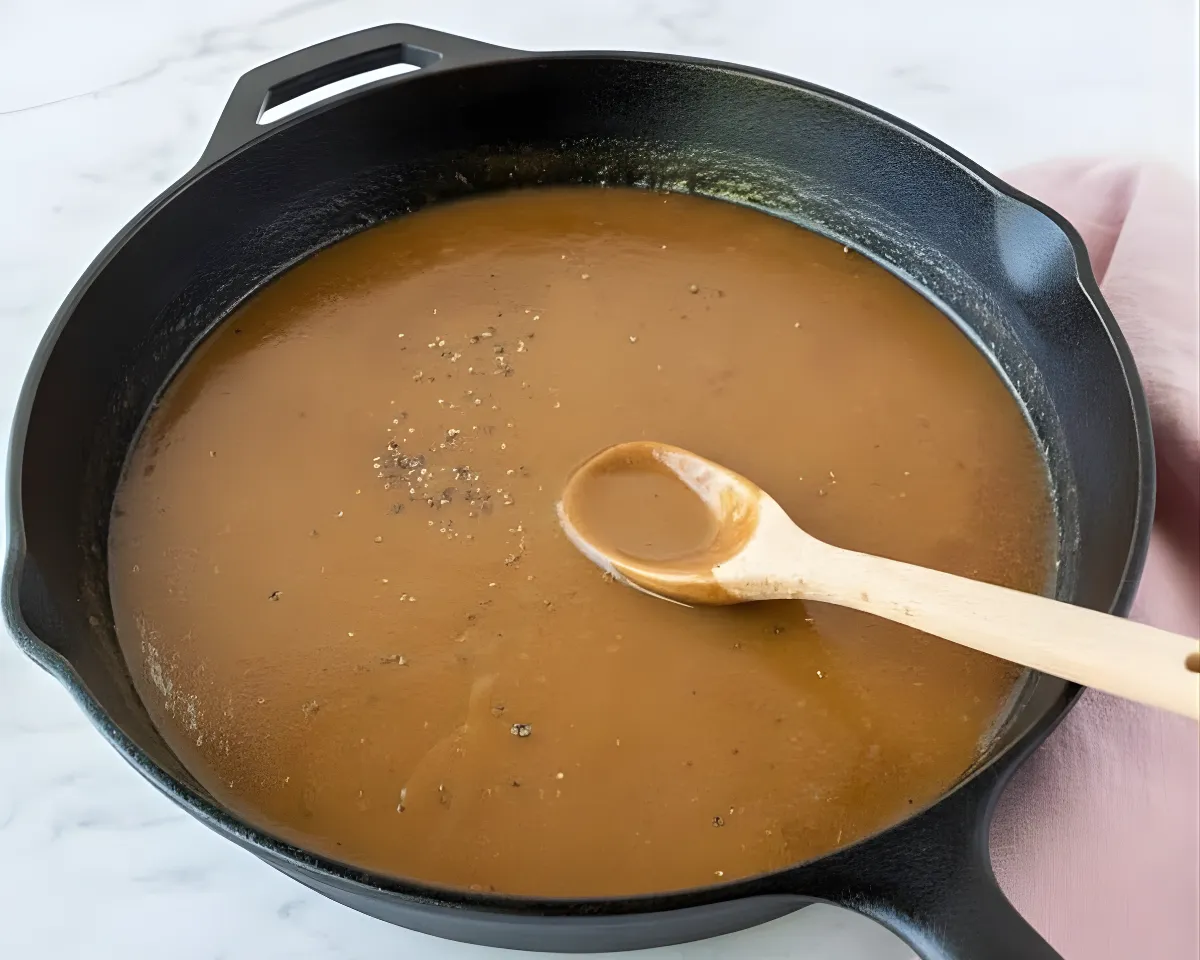 cast iron gravy pan