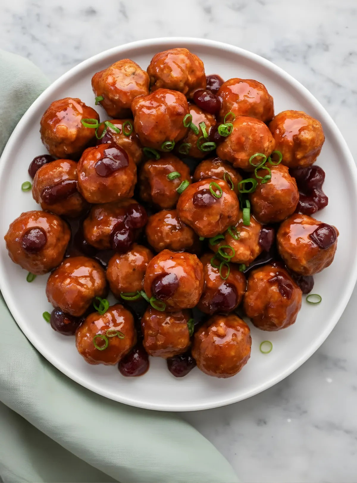 cranberry glazed meatballs