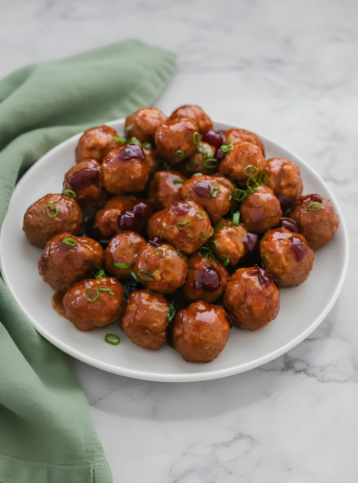 glazed turkey meatballs