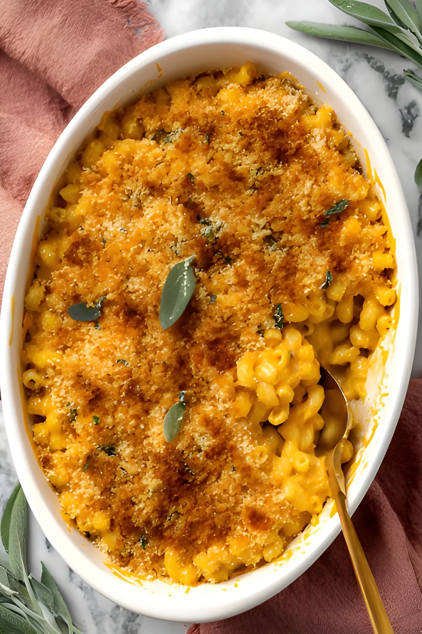 golden baked mac