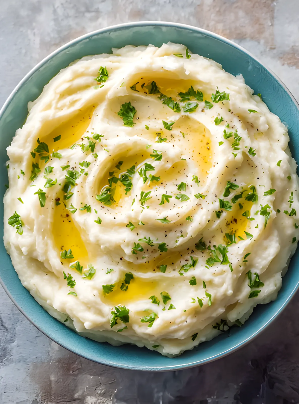 parsley butter mash