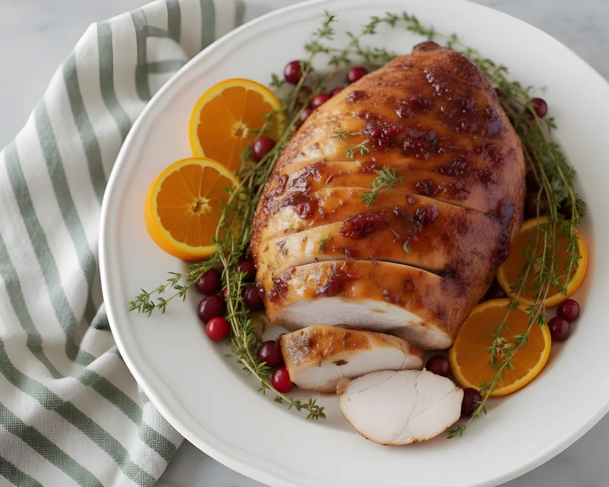 sliced roasted turkey